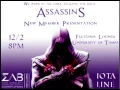 ASSASSINS New Member Presentation PROMO Sigma Lambda Beta