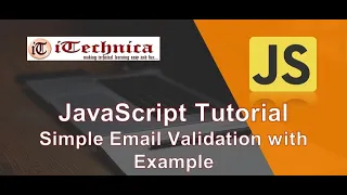 26 JavaScript Tutorial Simple Email Validation with Example