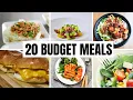 20 FRUGAL FAMILY RECIPES BUDGET COOKING