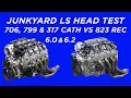 JUNKYARD LS HEAD UPGRADE-CATHEDRAL PORT VS REC PORT-WHO WINS 706 VS 799 VS 317 VS 823 6 0L 6 2L