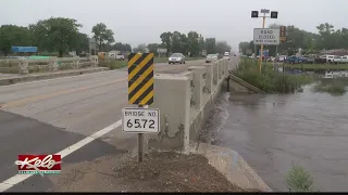 Bridge inspected for its safety in Pipestone