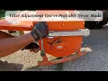 How to Adjust King Kutter XB-48 Tiller for Shallow Cut Kubota B7100 4x4 Homestead Mini Tractor