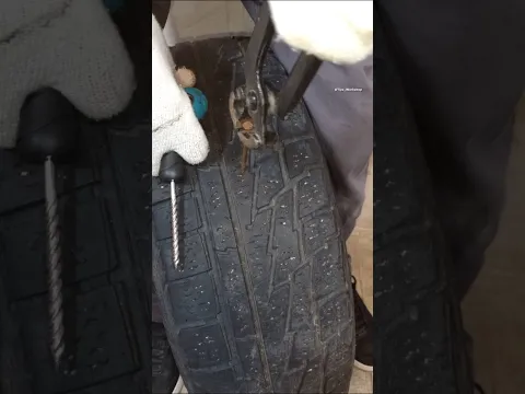 Hassle Free Permanent Tubeless Tire Puncture Repair #tire #fix #tips #tricks