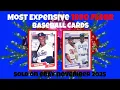 1990 Fleer Most Expensive eBay Sales Baseball Cards - November 2025