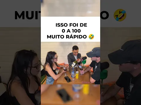 isso foi de 0 a 100 muito rapido kkkkk