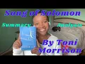 Song of Solomon by Toni Morrison a critical analysis
