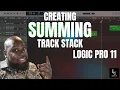 Logic Pro 11 Summing Stacks