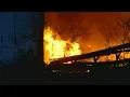 Residents evacuated for huge warehouse fire in Hamilton