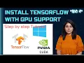 Install Tensorflow with GPU support on windows