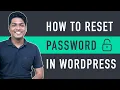 How to Reset Your WordPress Password 3 easy ways