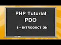 Php Pdo Introduction In Hindi Introduction About Pdo In Hindi