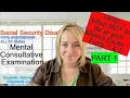 TIP - Your Upcoming Mental Consultative Exam for Social Security Disability