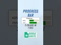 How to Create a 2-Color Progress Bar Inside One Cell in Google Sheets