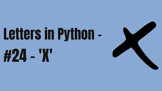 Make the letter X in Turtle