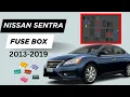 Nissan Sentra 2013-2019 Fuse Box Locations Diagrams