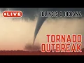 STORM CHASE REPLAY Tornado Outbreak in Illinois Indiana - PART 1