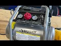 How quiet is the Husky 2-gallon Quiet Compressor