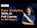 Data Analytics with AI Full Course Data Analytics with AI Tutorial 2026 Simplilearn