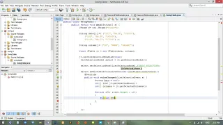 JAVA swing 6 how to use JTable