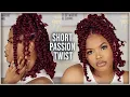DIY Short Passion Twist At Home No Crotchet Step-by-Step Naturally Sunny