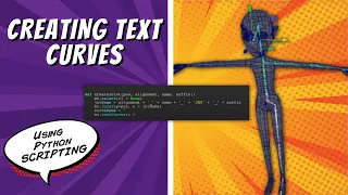 Creating Text Curves Maya Python Rigging Tutorial