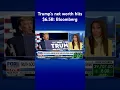Trump s net worth sees big jump after Truth Social merger