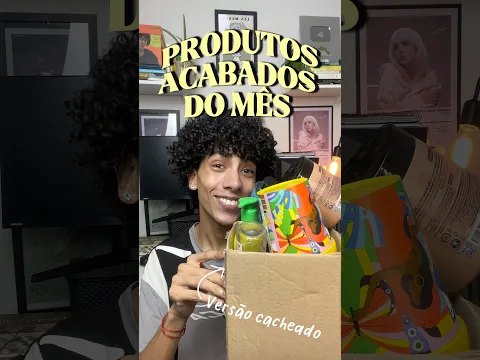 PRODUTOS que VALEM A PENA para cuidar dos cachos | ACABADOS DO MÊS #cachos #acabadosdomês #cacheados