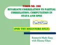 398 Zero-order Bivariate Correlation and Partial Correlation in STATA and SPSS