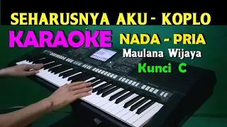 Download SEHARUSNYA AKU KOPLO - Safira Inema | KARAOKE Nada Pria, HD MP3