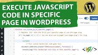 How to Execute JavaScript Code in Specific Page in WordPress Add Script Code