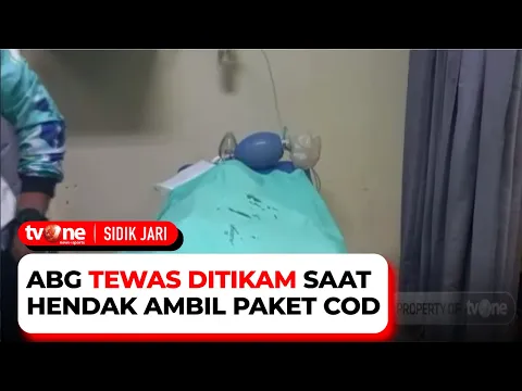 Ambil Paket Sistem COD, Remaja Tewas Ditikam Orang Tak Dikenal