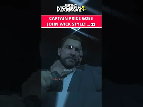 Captain Price's John Wick Moment Is Absolutely INSANE! #shorts #gaming #modernwarfare4