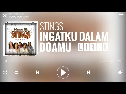 Download MP3 Stings - Ingatku Dalam Doamu [Lirik]