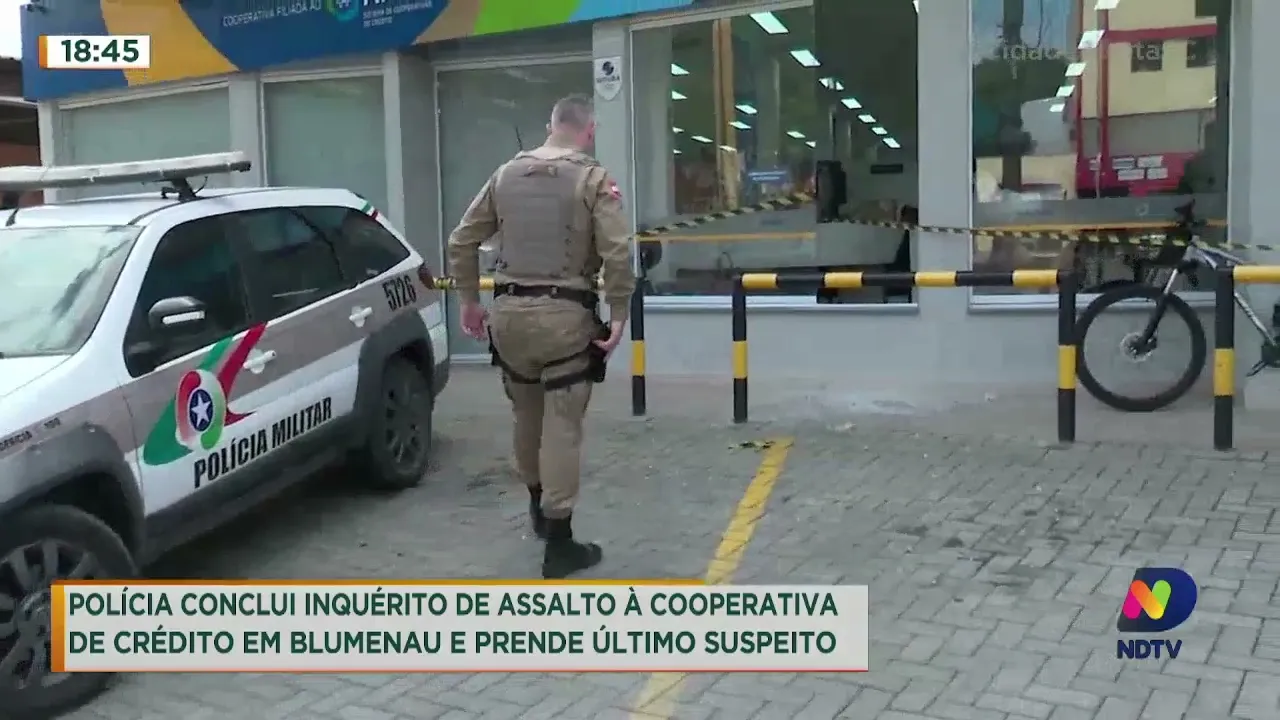 Polícia prende último suspeito de assalto a cooperativa de crédito