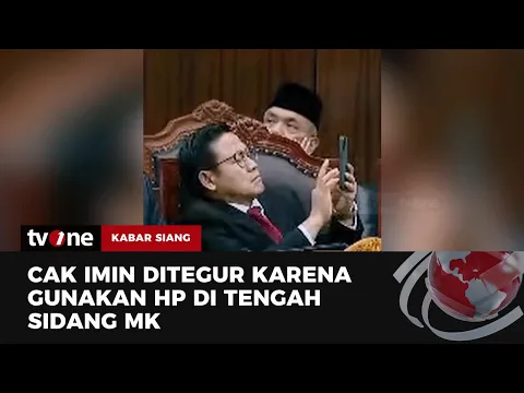 Duh! Ketahuan Main Ponsel, Cak Imin Ditegur Hakim MK