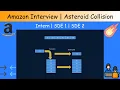 Amazon Interview Asteroid Collision Leetcode Medium