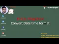 Convert date time from one format to another Oracle Integration