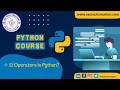 Unary and Binary operators in Python