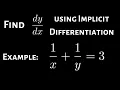 Implicit Differentiation How to Find 3