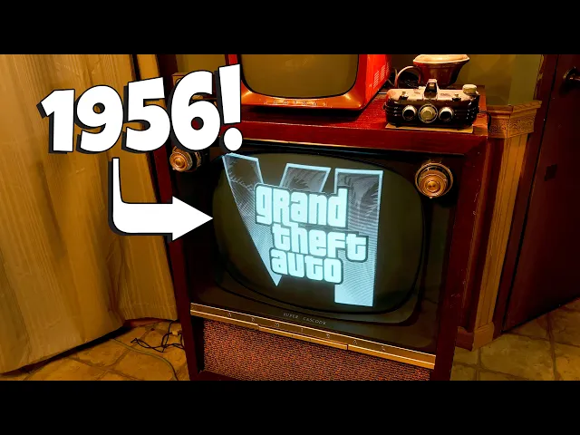Watching the GTA VI trailer but it's 1956.