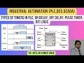 Types of Timers in PLC On Delay Off Delay Pulse Timer Bit logic Industrial Automation