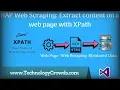 HAP Web Scraping Extract content on a web page with XPath