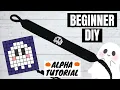 BEGINNER ALPHA TUTORIAL GHOST FRIENDSHIP BRACELET TUTORIAL Alpha Pattern Walkthrough