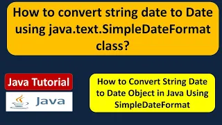 How to convert string date to Date using java text SimpleDateFormat class