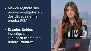 Senadora Julieta Ramírez es investigada por Estados Unidos | A Las Tres - 8 de septiembre 2026