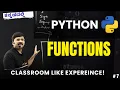 Python in Kannada Writing Functions Complete Basics to Mastery Series