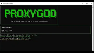 ProxyGod Ultimate Proxy Scraper
