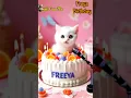 Download Lagu FREYA BIRTHDAY | HAPPY BIRTHDAY SONG WITH NAMES | Adorable Cute Cat 😺  #happybirthday #cats