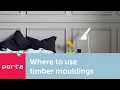 Where to use timber mouldings