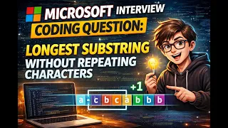 Microsoft interview coding question Longest Substring Without Repeating Characters